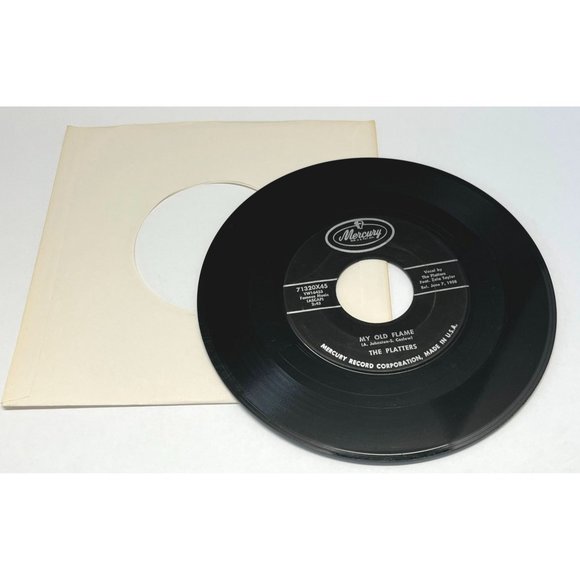 The Platters You're Making a Mistake / My Old Flame 45 DooWop Mercury 1958 - Picture 5 of 6
